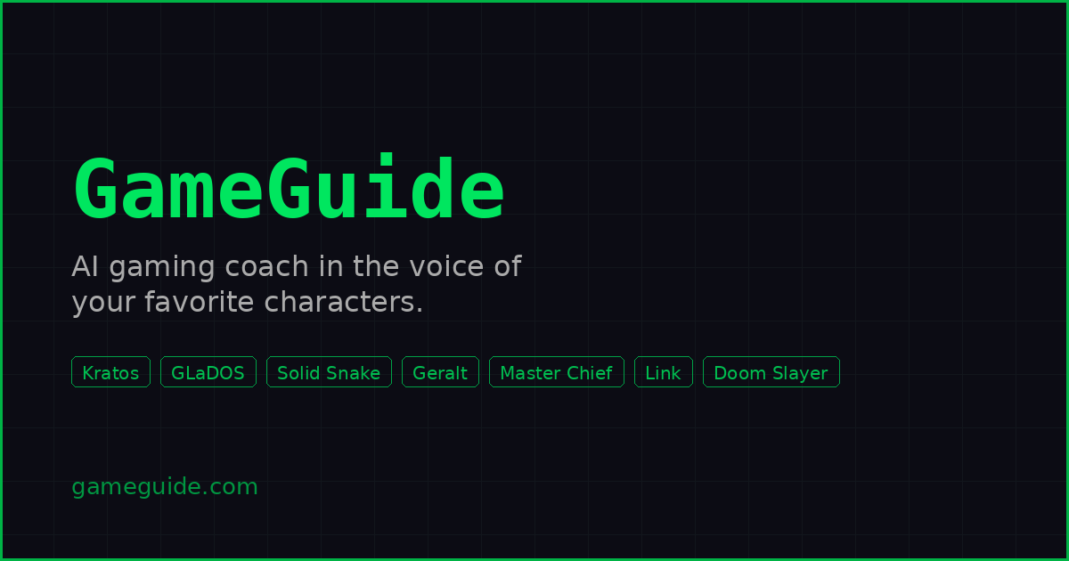 GameGuide — AI Gaming Coach